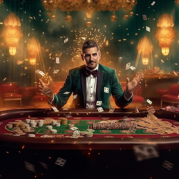 Tampilan permainan live casino dengan dealer profesional dan suasana interaktif di liga3